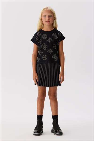 Guess Kız Çocuk Siyah T-Shirt