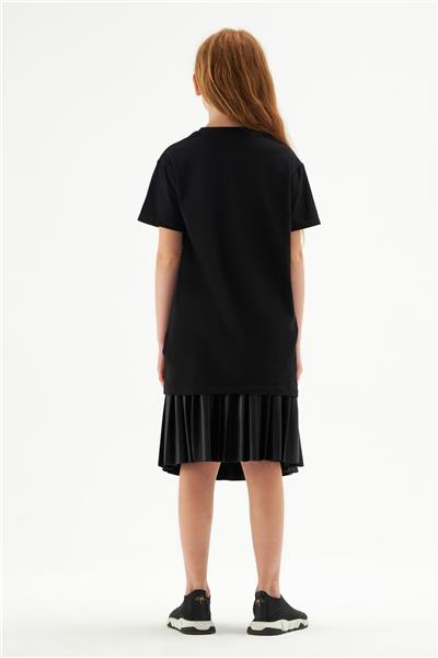 Guess Kız Çocuk Siyah Tshirt