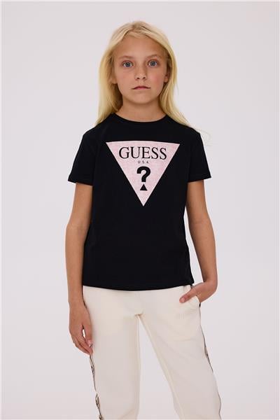 Guess Kız Çocuk Siyah TshirtGuess Kız Çocuk Siyah Tshirt
