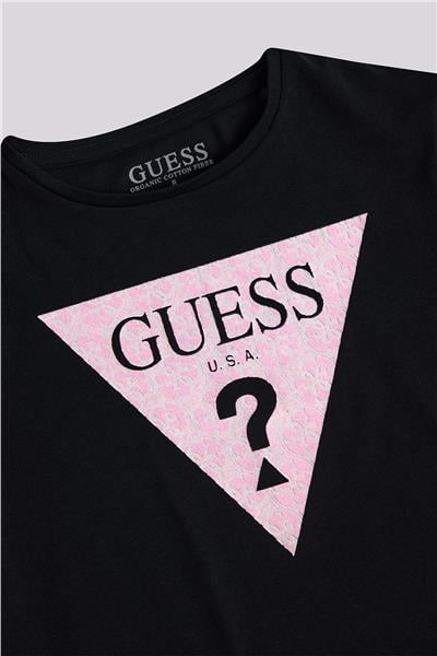 Guess Kız Çocuk Siyah TshirtGuess Kız Çocuk Siyah Tshirt