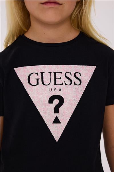 Guess Kız Çocuk Siyah TshirtGuess Kız Çocuk Siyah Tshirt