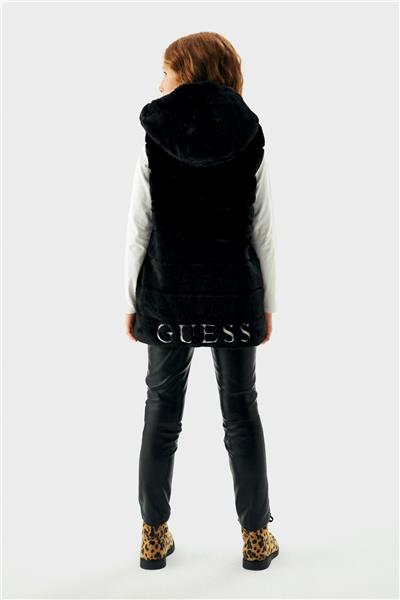 Guess Kız Çocuk Siyah Yelek