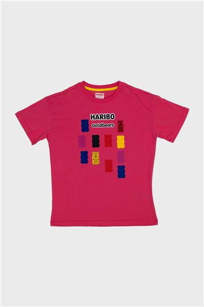 Haribo Kız Çocuk Fuşya Tshirt