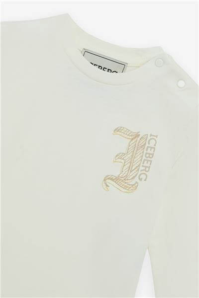 Iceberg Erkek Bebek Kırık Beyaz TshirtIceberg Erkek Bebek Kırık Beyaz Tshirt
