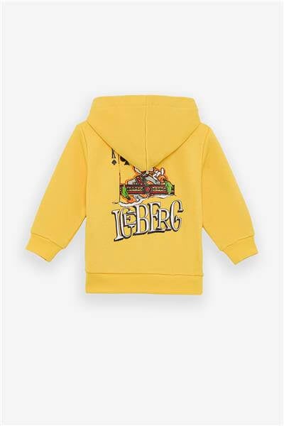 Iceberg Erkek Bebek Sarı Eşofman ÜstüIceberg Erkek Bebek Sarı Eşofman Üstü