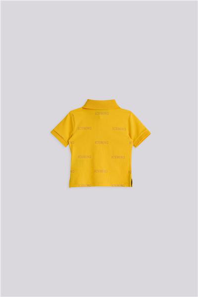 Iceberg Erkek Bebek Sarı Şort Tshirt TakımIceberg Erkek Bebek Sarı Şort Tshirt Takım