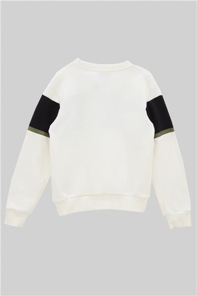 Iceberg Erkek Çocuk Beyaz Sweatshirt