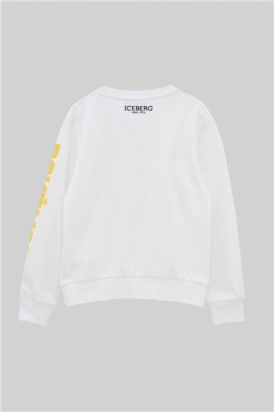 Iceberg Erkek Çocuk Beyaz Sweatshirt