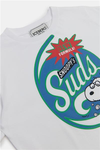 Iceberg Erkek Çocuk Beyaz T-Shirt