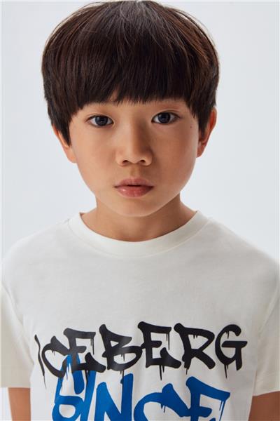 Iceberg Erkek Çocuk Beyaz T-Shirt