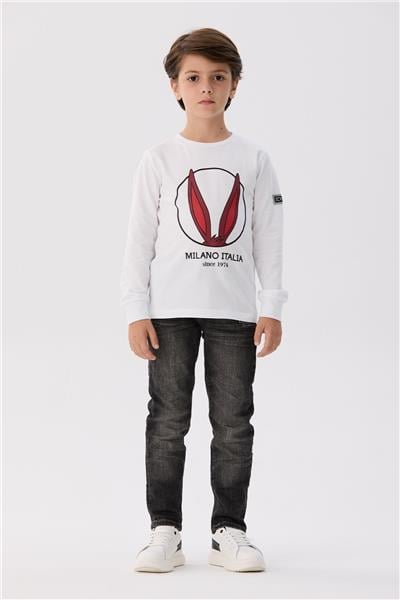 Iceberg Erkek Çocuk Beyaz T-Shirt