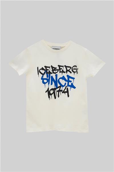 Iceberg Erkek Çocuk Beyaz T-Shirt