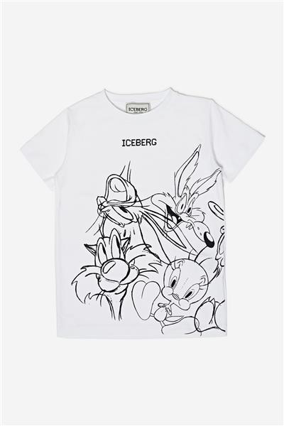 Iceberg Erkek Çocuk Beyaz T-Shirt