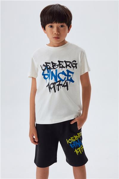 Iceberg Erkek Çocuk Beyaz T-Shirt
