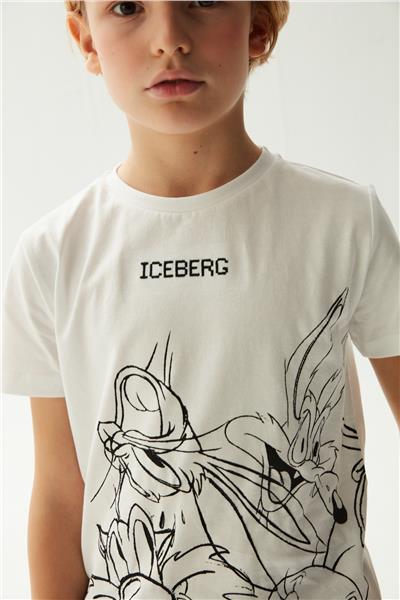 Iceberg Erkek Çocuk Beyaz T-Shirt