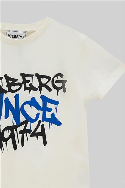 Iceberg Erkek Çocuk Beyaz T-Shirt