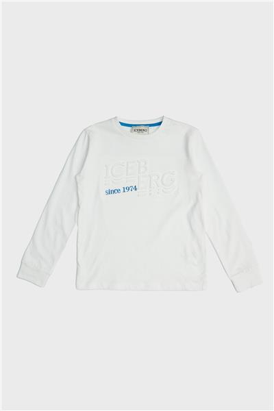 Iceberg Erkek Çocuk Beyaz Tshirt