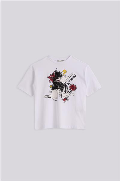 Iceberg Erkek Çocuk Beyaz TshirtIceberg Erkek Çocuk Beyaz Tshirt