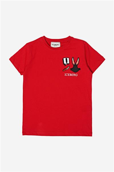 Iceberg Erkek Çocuk Kiremit T-Shirt
