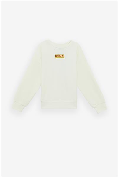 Iceberg Erkek Çocuk Kırık Beyaz SweatshirtIceberg Erkek Çocuk Kırık Beyaz Sweatshirt