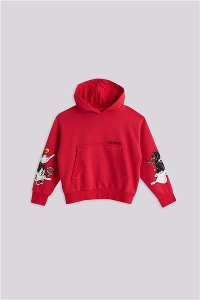Iceberg Erkek Çocuk Kırmızı SweatshirtIceberg Erkek Çocuk Kırmızı Sweatshirt