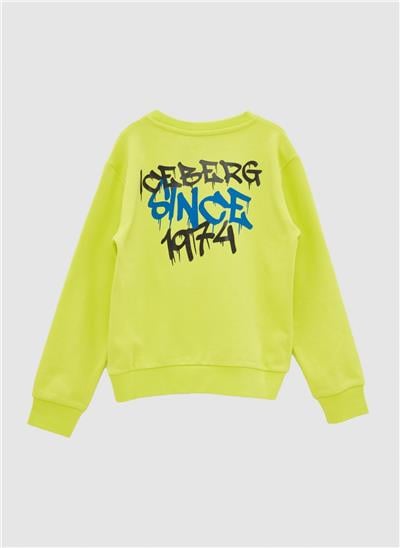 Iceberg Erkek Çocuk Lime Eşofman Üstü