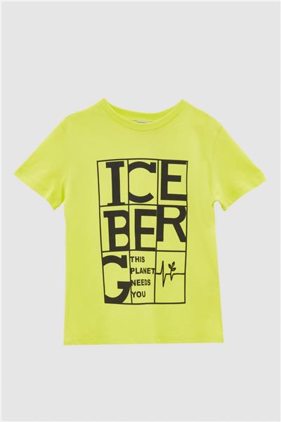 Iceberg Erkek Çocuk Lime T-Shirt