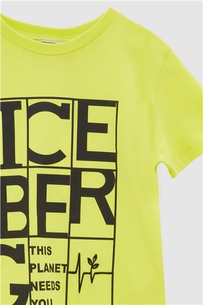 Iceberg Erkek Çocuk Lime T-Shirt
