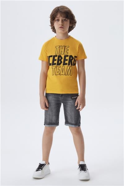 Iceberg Erkek Çocuk Sarı T-Shirt