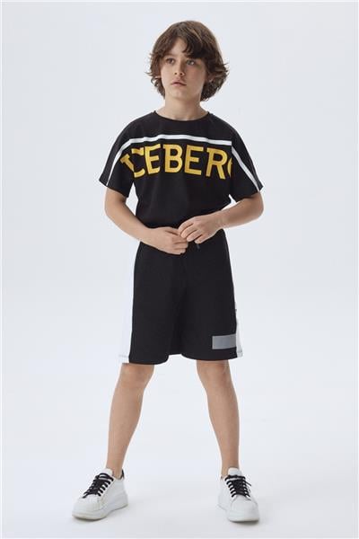 Iceberg Erkek Çocuk Siyah Bermuda