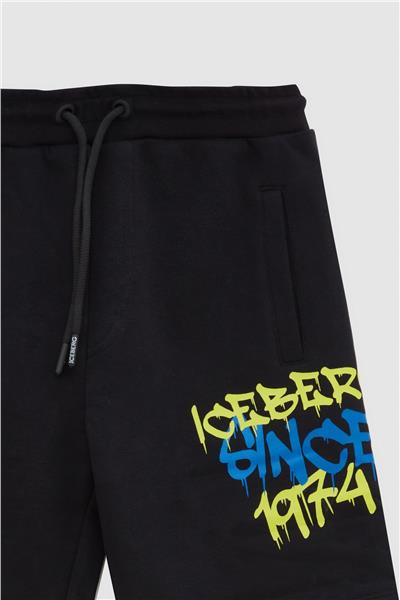 Iceberg Erkek Çocuk Siyah Bermuda