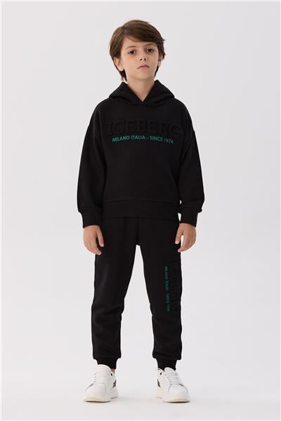 Iceberg Erkek Çocuk Siyah Sweatshirt