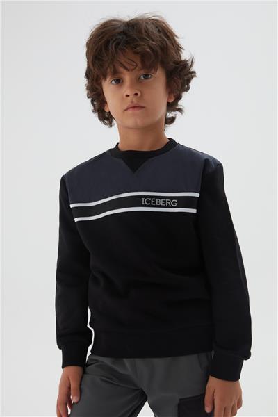 Iceberg Erkek Çocuk Siyah Sweatshirt