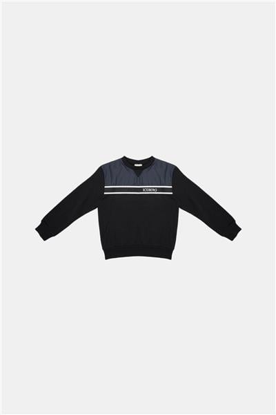 Iceberg Erkek Çocuk Siyah Sweatshirt
