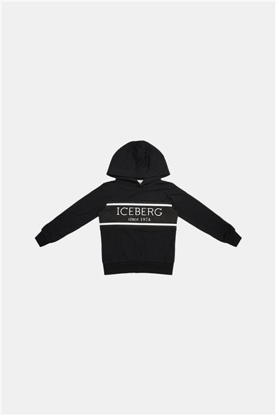 Iceberg Erkek Çocuk Siyah Sweatshirt
