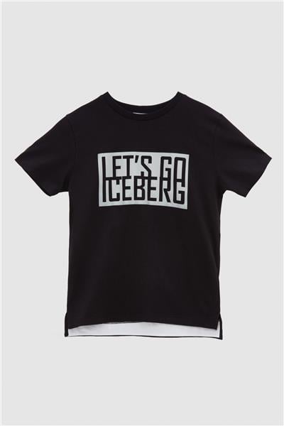 Iceberg Erkek Çocuk Siyah T-Shirt