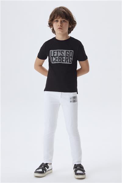 Iceberg Erkek Çocuk Siyah T-Shirt