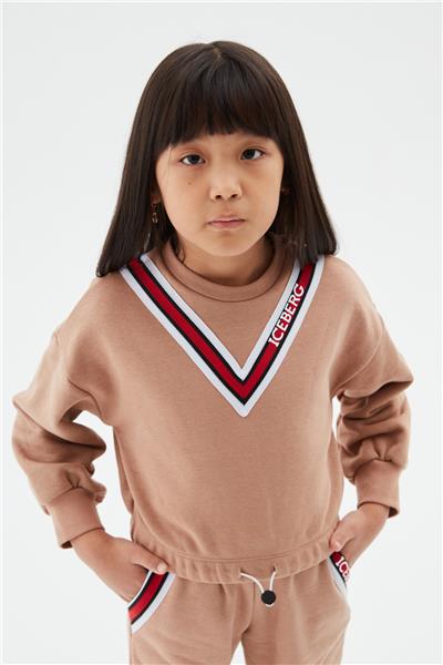 Iceberg Kız Çocuk Açık Kahve Sweatshirt