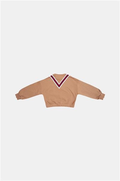 Iceberg Kız Çocuk Açık Kahve Sweatshirt