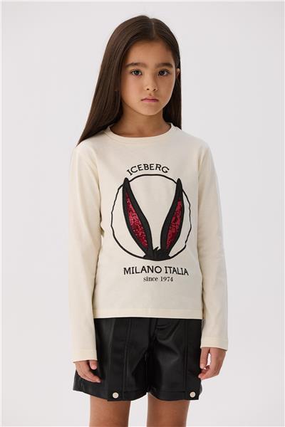 Iceberg Kız Çocuk Bej T-Shirt