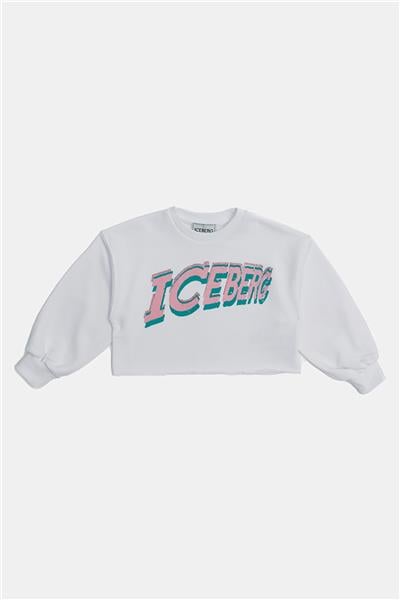 Iceberg Kız Çocuk Beyaz Sweatshirt