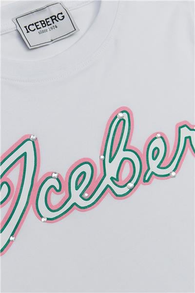 Iceberg Kız Çocuk Beyaz T-Shirt
