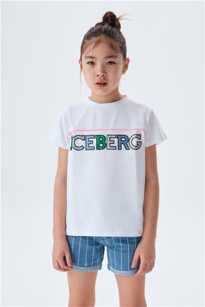 Iceberg Kız Çocuk Beyaz T-Shirt