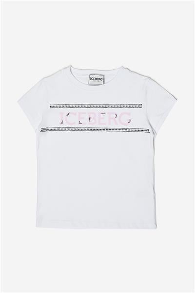 Iceberg Kız Çocuk Beyaz T-Shirt