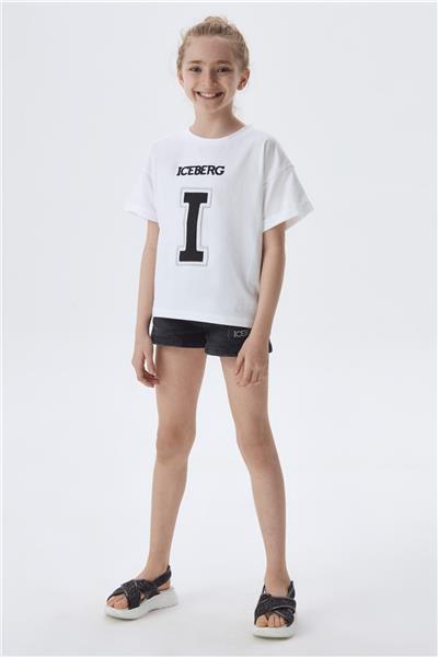 Iceberg Kız Çocuk Beyaz T-Shirt