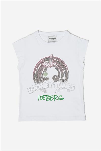 Iceberg Kız Çocuk Beyaz T-Shirt