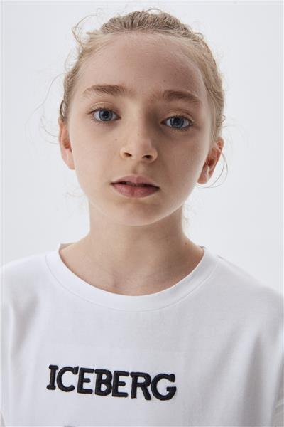 Iceberg Kız Çocuk Beyaz T-Shirt