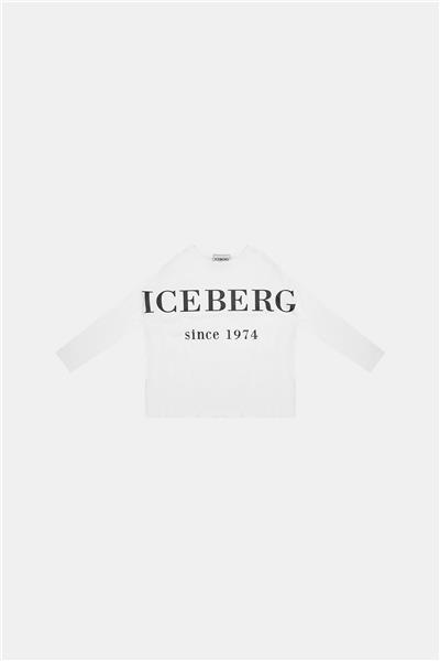 Iceberg Kız Çocuk Kırık Beyaz T-shirt