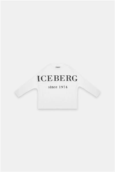 Iceberg Kız Çocuk Kırık Beyaz T-shirt