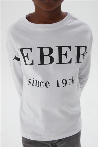 Iceberg Kız Çocuk Kırık Beyaz T-shirt